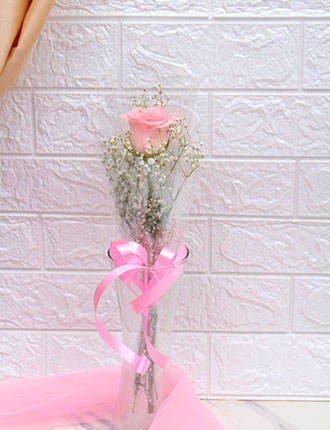 30 Single Pink Roses