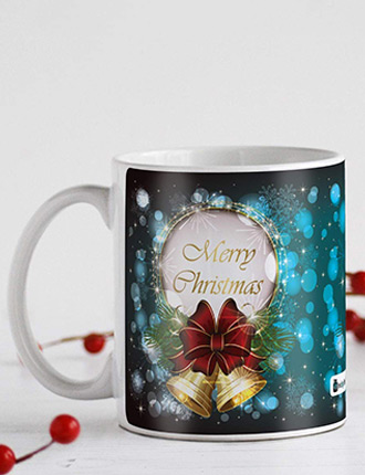 Merry christmas printed coffee mug